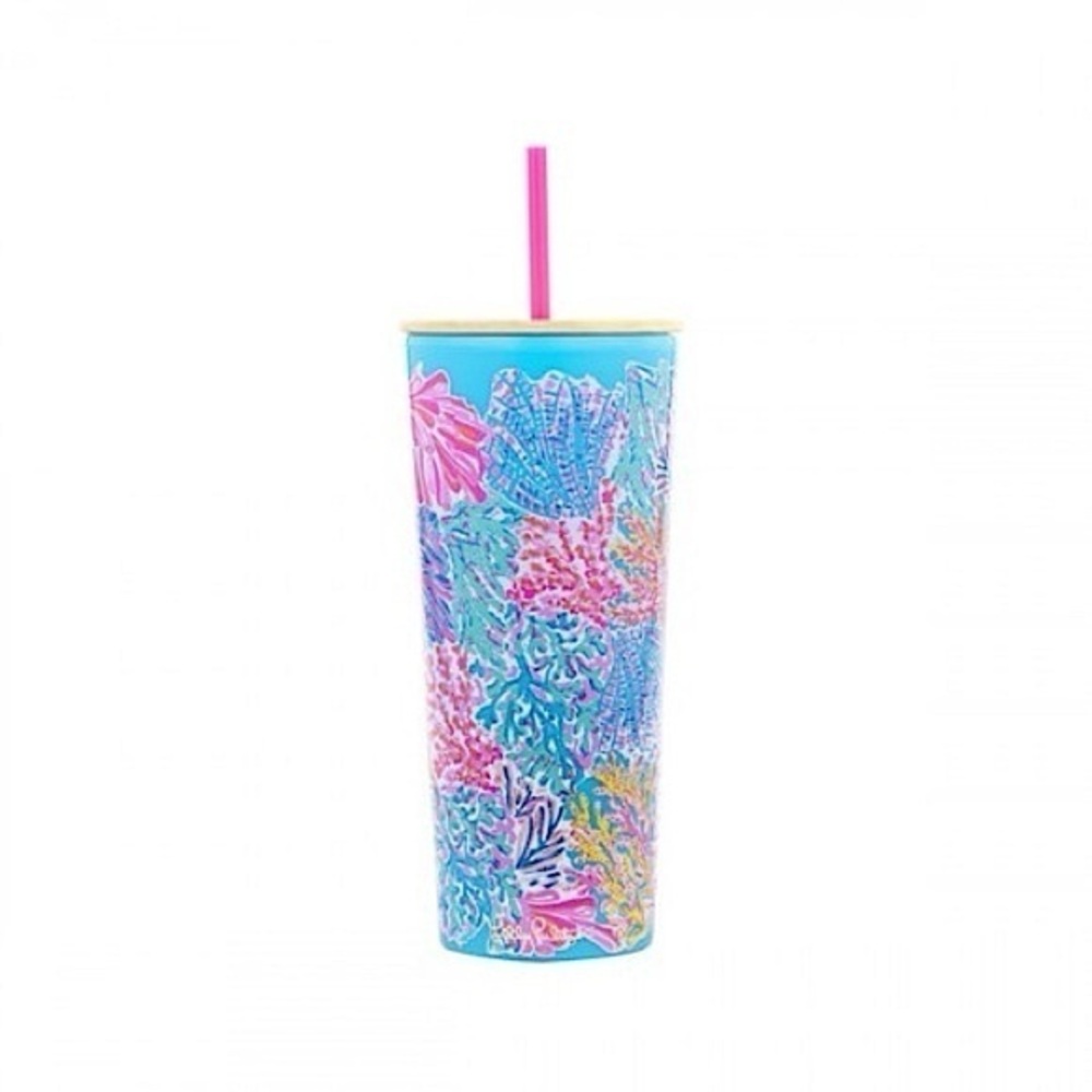 Lilly Pulitzer Splashdance Tumbler EUC